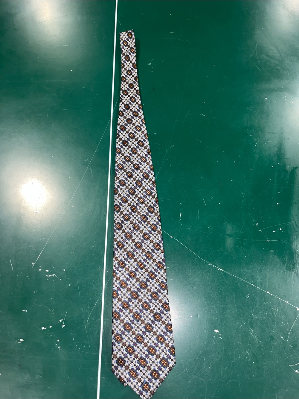 City of London by Ferrell Reed silk tie made in Switzerland